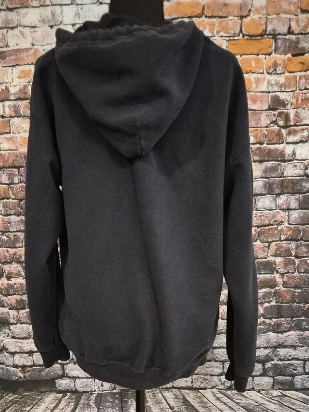 Gildan Pantera Black Zip-Up Hoodie with Orange and White Snake Graphic